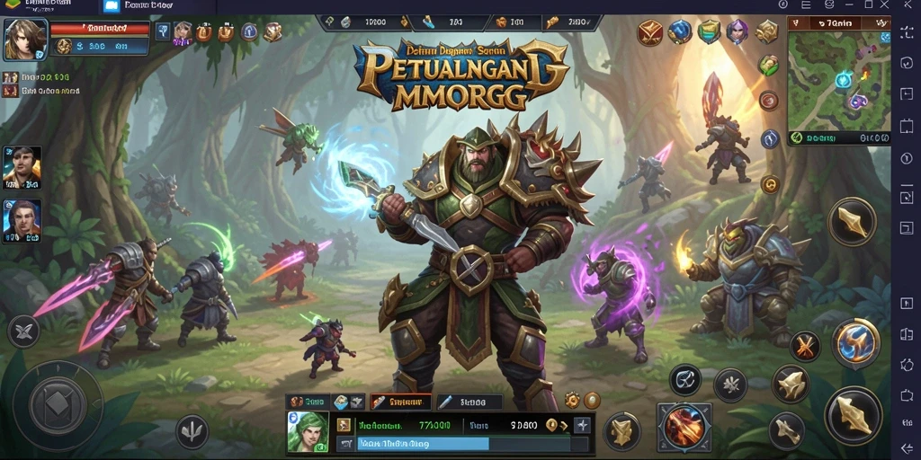 Gameplay seru dari 77AG dengan aksi pertarungan yang mendebarkan.