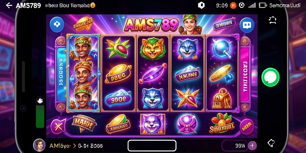 Tampilan gameplay Slot yang menarik dari AMS789.