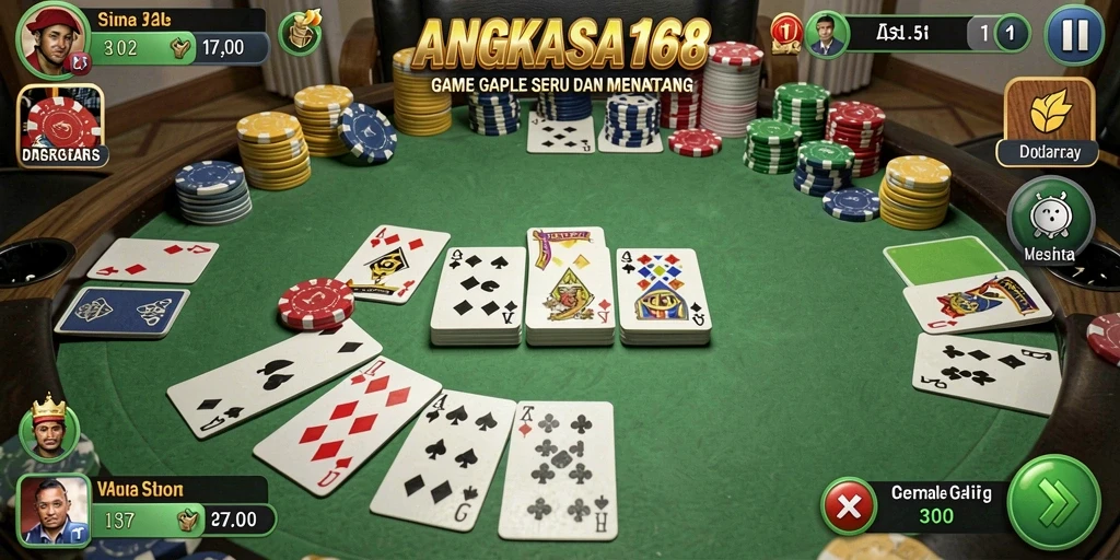 Tampilan gameplay seru dan menantang di ANGKASA168.