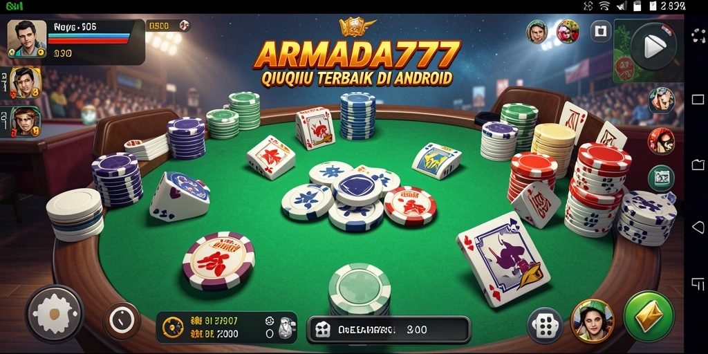 Gameplay seru dan menantang di ARMADA777 QiuQiu.