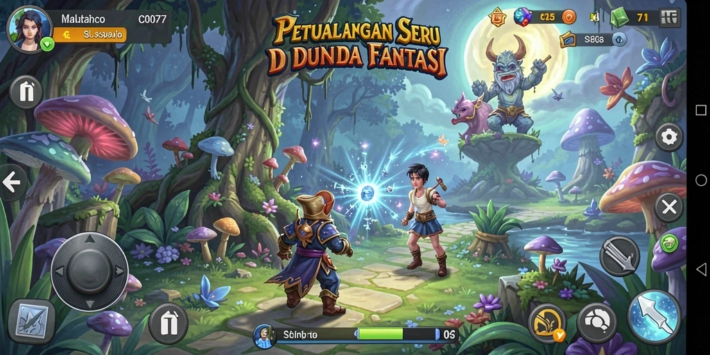 Tampilan gameplay C0077 yang menakjubkan dalam petualangan seru.