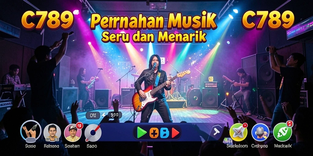 Gameplay C789 yang menarik menunjukkan keseruan bermain musik.