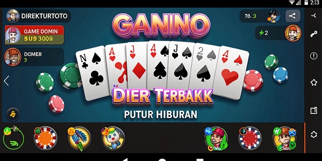 Screenshot gameplay seru dari DIREKTURTOTO dengan berbagai mode permainan.