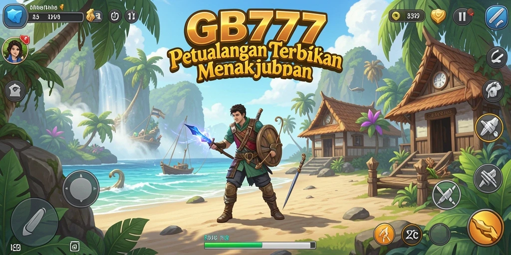 Gameplay GB777 yang menakjubkan saat menjelajahi dunia terbuka.