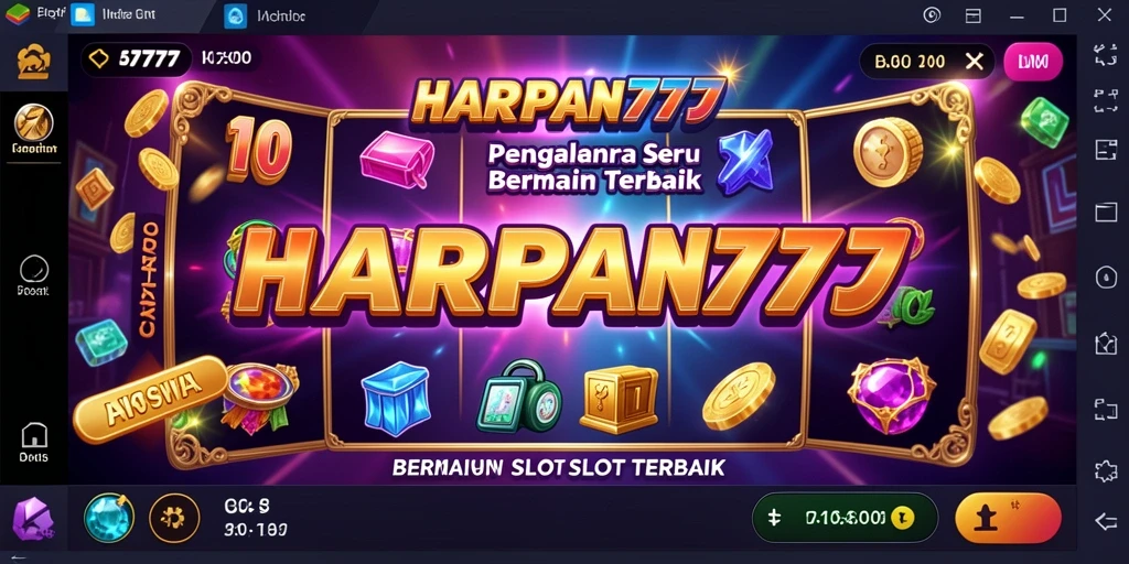 Tampilan gameplay Slot menegangkan di HARAPAN777.