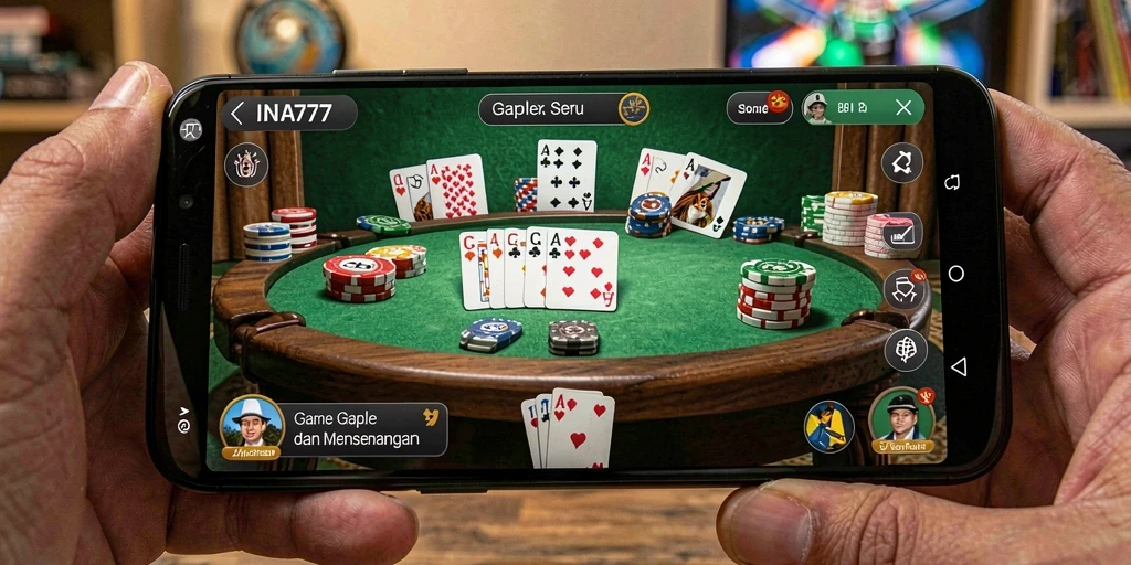 Screenshot gameplay INA777 yang menampilkan aksi Gaple.