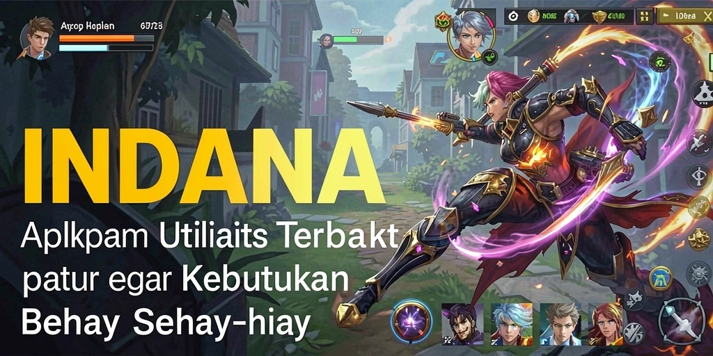 Tampilan utama INDAAA dengan fitur utilitas yang lengkap.