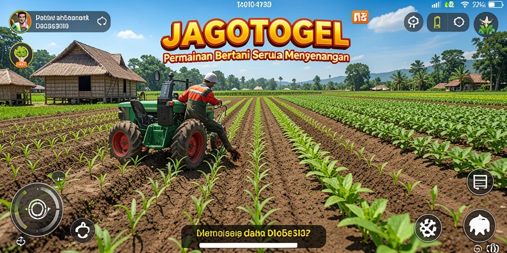 Tampilan gameplay Farming yang menawan dan interaktif.
