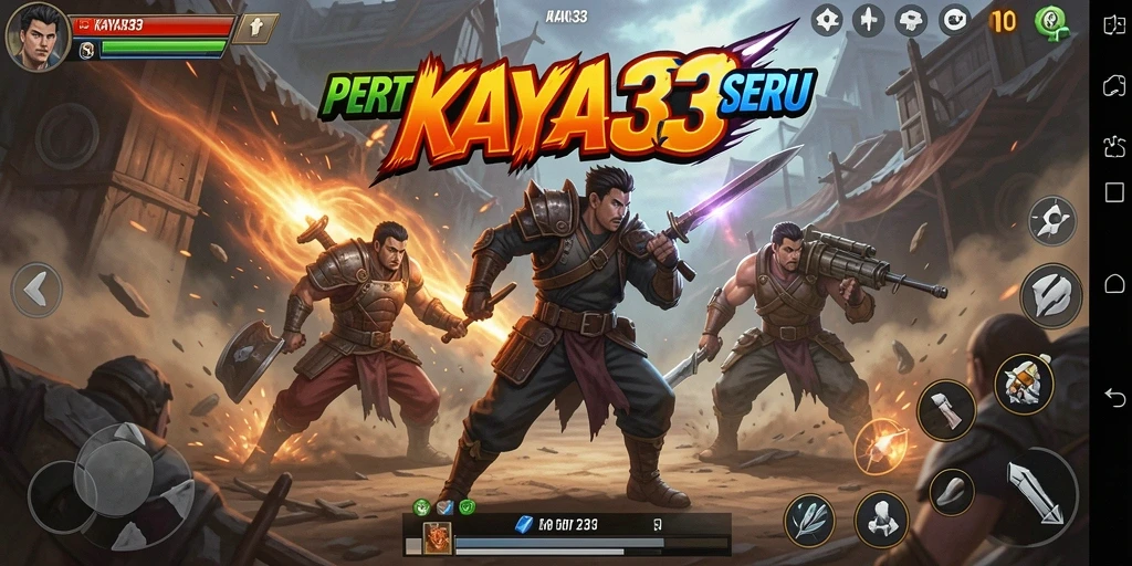 Tampilan gameplay KAYA33 yang mendebarkan dan penuh aksi.