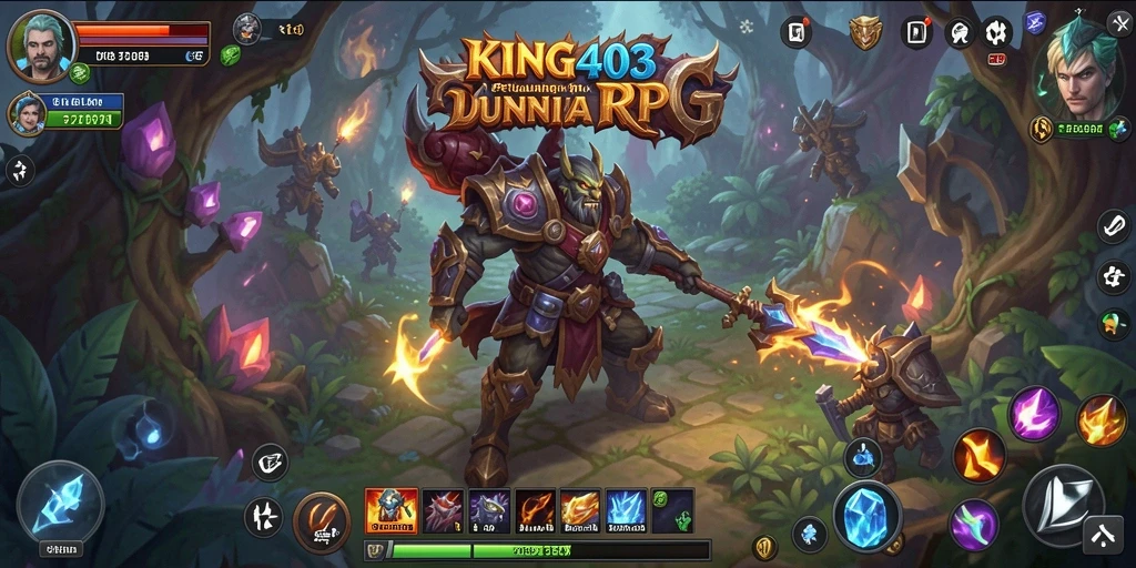 Tampilan menarik dari gameplay RPG KING403 dengan aksi pertarungan yang mendebarkan.