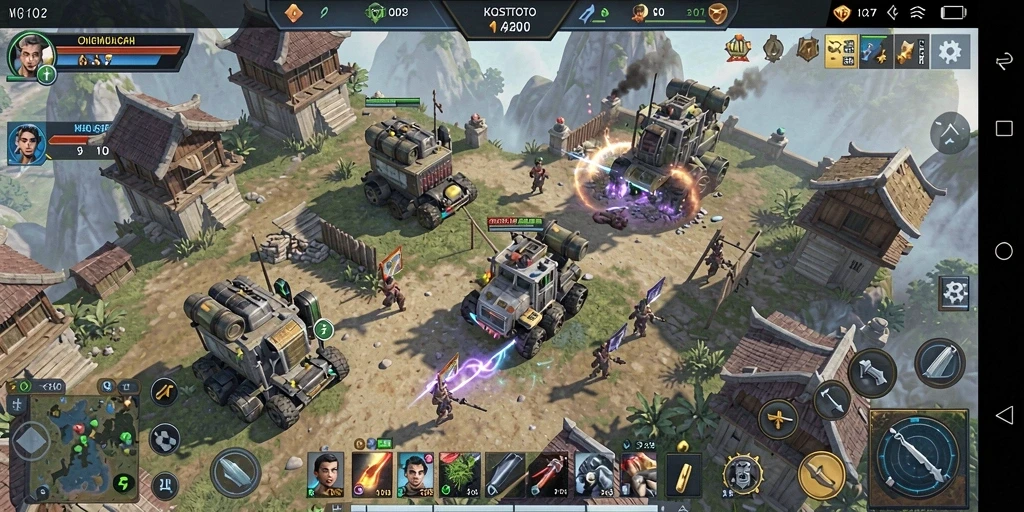 Tampilan gameplay KOSTOTO yang strategis dan mendebarkan.