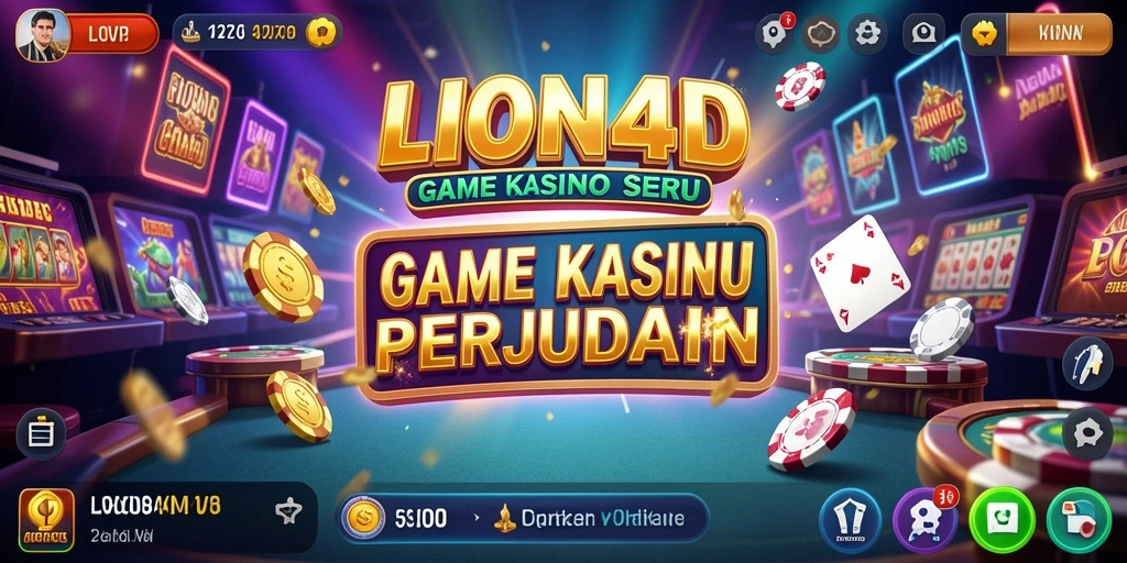 Gameplay seru LION4D dengan berbagai pilihan permainan Kasino.