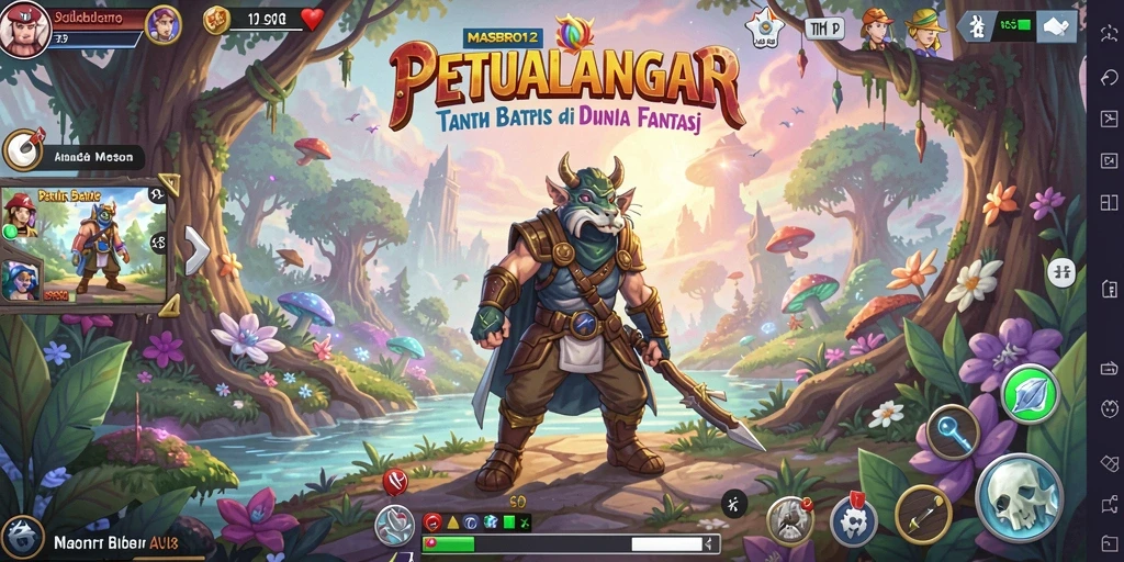 Tampilan menarik dari gameplay petualangan di MASBRO12.