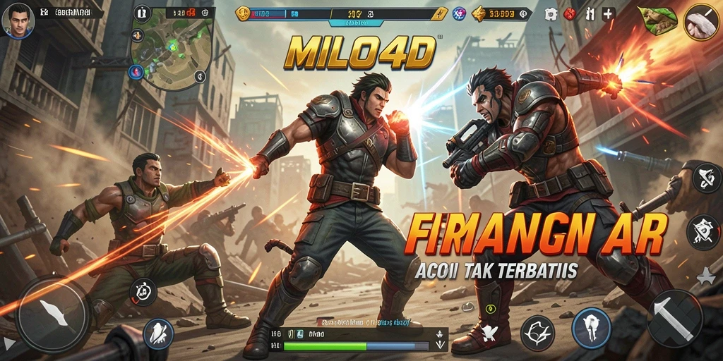 Tampilan gameplay aksi yang seru dan menantang di MILO4D.