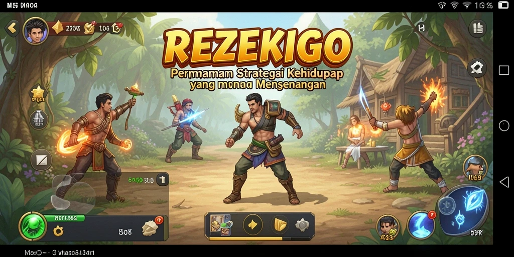 Tampilan gameplay menarik dan penuh strategi di REZEKIGO.
