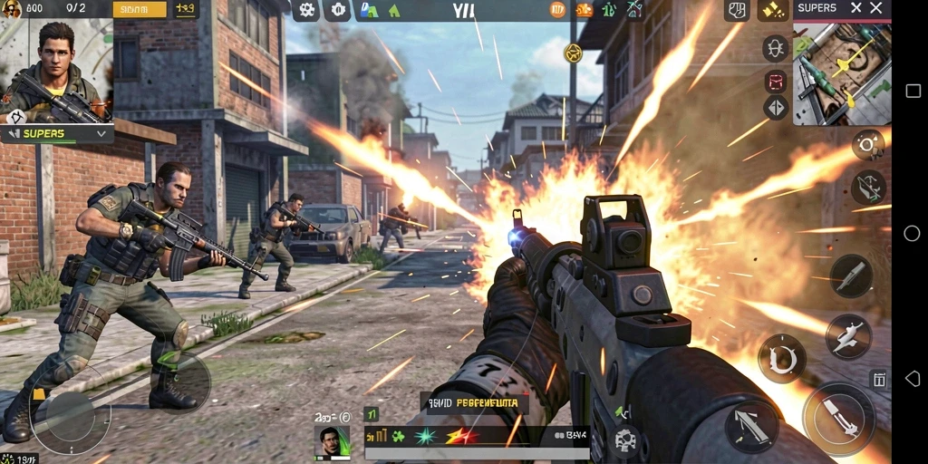 Gameplay SUPER5 yang mendebarkan dan grafis yang memukau.
