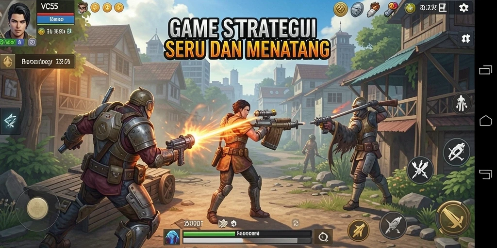 Gameplay VC55 yang menegangkan dan penuh strategi.