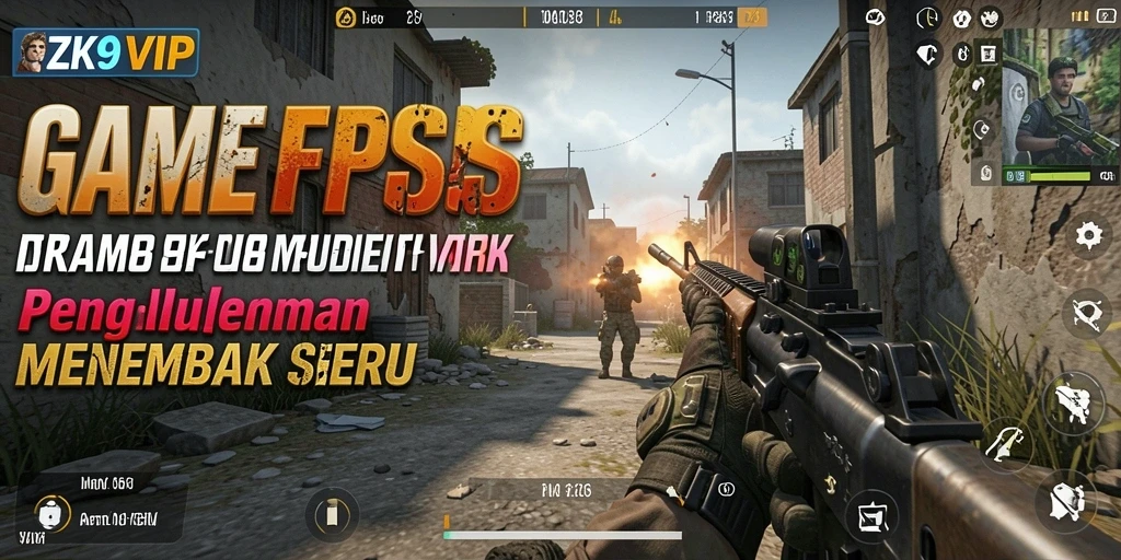 Screenshot menampilkan aksi seru dalam gameplay ZK9VIP yang penuh ketegangan.