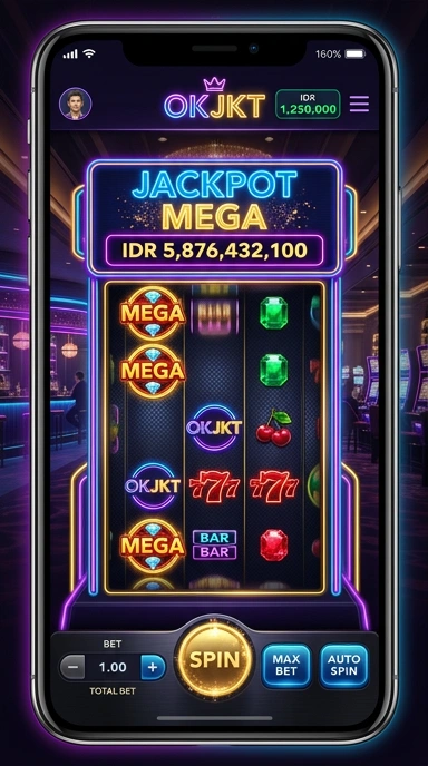 Tampilan antarmuka pengguna okjkt yang sederhana dan efektif.